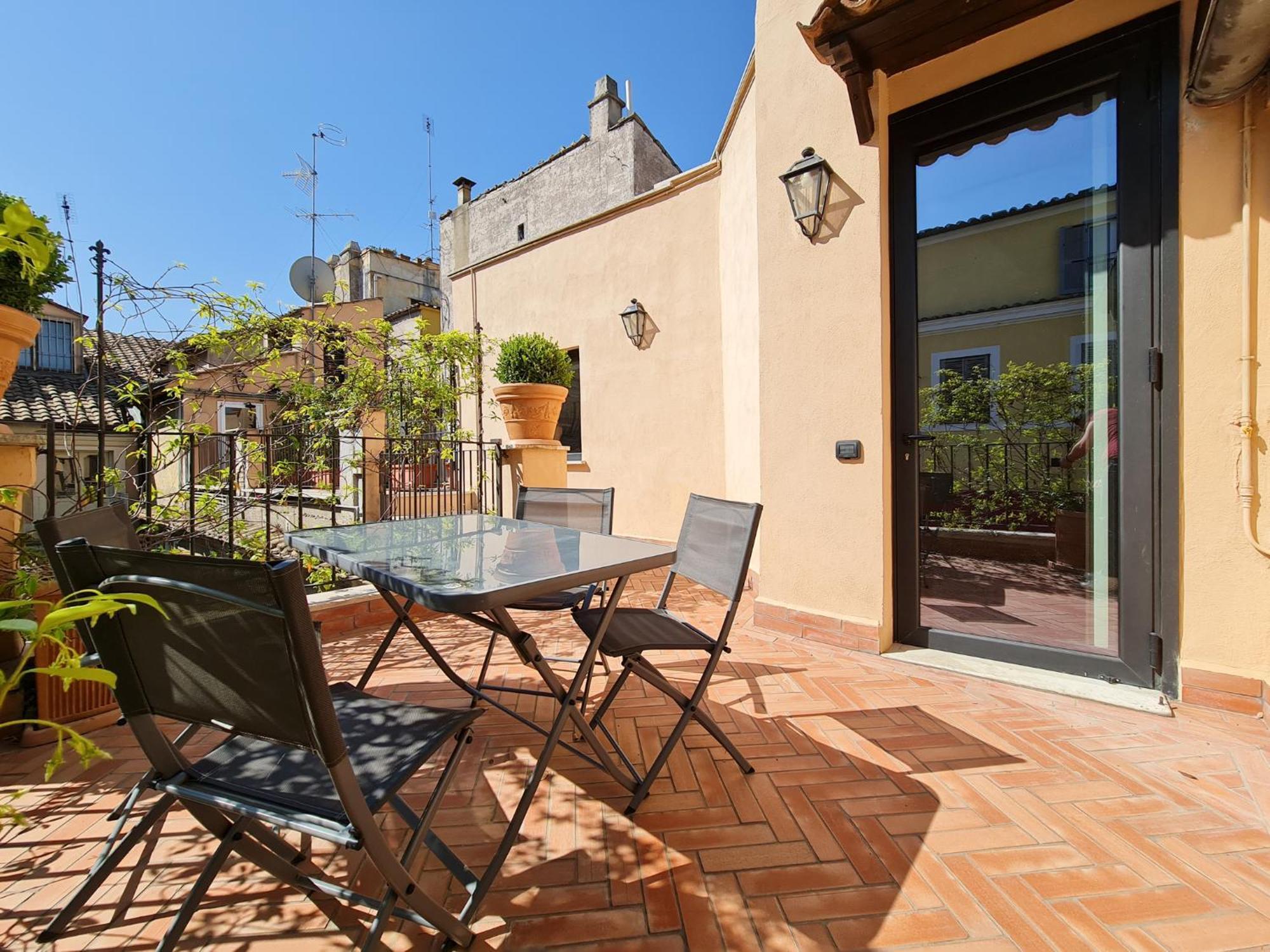 Cs Stylish Loft With Terrace Spanish Steps Apartment *
